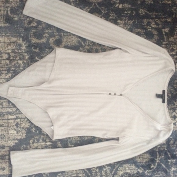 Oatmeal {Casual} Bodysuit •Soft Cotton Blend - Picture 2 of 7